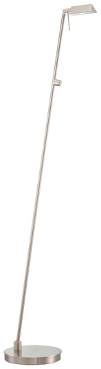 George's Reading Room LED Floor Lamp in Brushed Nickel (42|P4314-084)