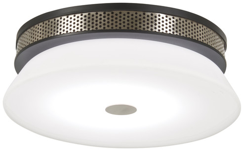 Tauten LED Flush Mount in Coal With Brushed Nickel (42|P955-691-L)