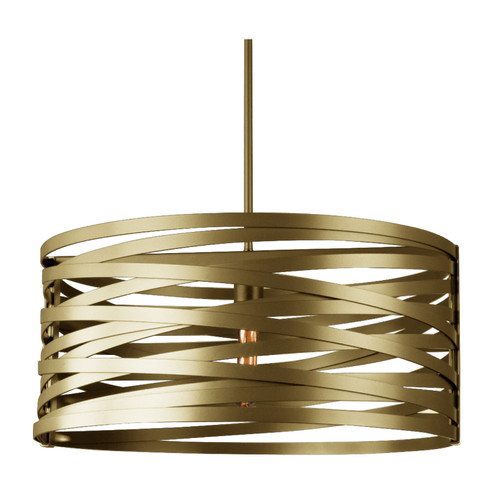 Tempest One Light Pendant in Gilded Brass (404|CHB0013-24-GB-0-001-E2)