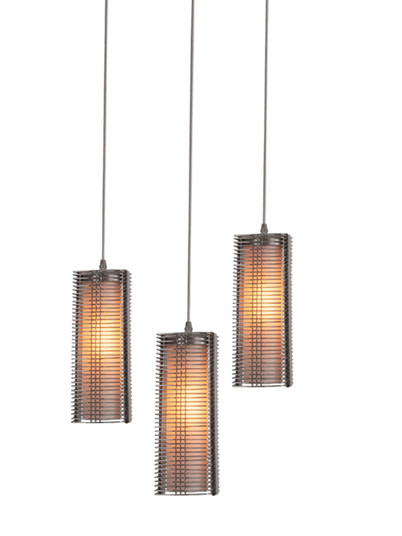 Downtown Mesh Three Light Pendant in Beige Silver (404|CHB0020-03-BS-F-C01-E2)