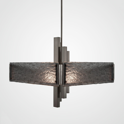 Carlyle Four Light Chandelier in Matte Black (404|CHB0033-0A-MB-SG-001-E2)