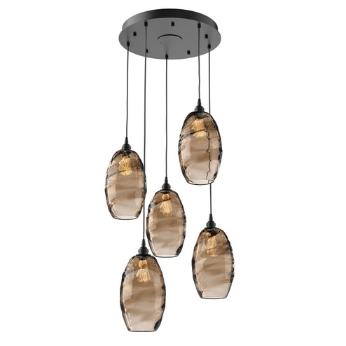 Ellisse Pendant in Matte Black (404|CHB0035-05-MB-OB-C01-E2)