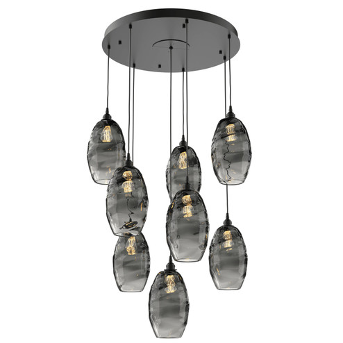 Ellisse Pendant in Matte Black (404|CHB0035-08-MB-OS-C01-E2)