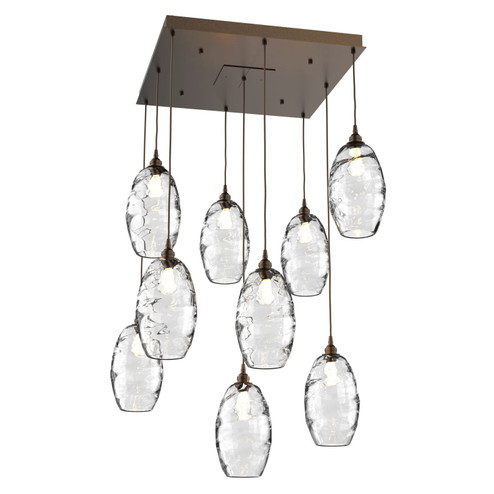 Ellisse Pendant in Flat Bronze (404|CHB0035-09-FB-OC-C01-E2)