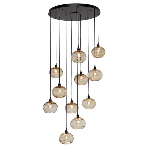 Coppa 11 Light Pendant in Matte Black (404|CHB0036-11-MB-OB-C01-E2)