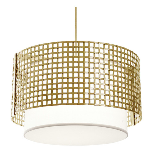 Tweed Pendant in Gilded Brass (404|CHB0037-24-GB-SH-001-E2)