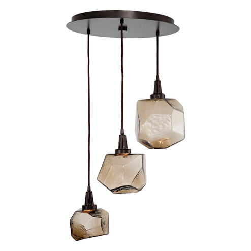 Gem LED Pendant in Flat Bronze (404|CHB0039-03-FB-S-C01-L3)