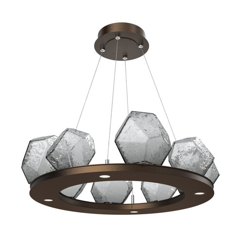 Gem LED Chandelier in Flat Bronze (404|CHB0039-0B-FB-S-CA1-L3)