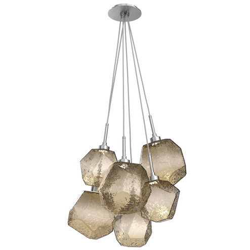 Gem LED Cluster in Satin Nickel (404|CHB0039-0F-SN-B-C01-L1)
