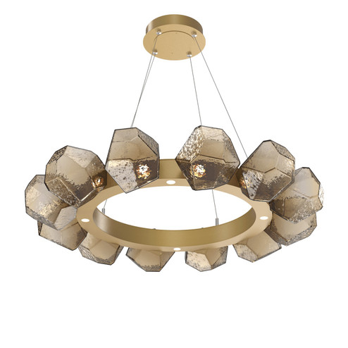 Gem LED Chandelier in Gilded Brass (404|CHB0039-36-GB-B-CA1-L1)