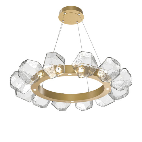 Gem LED Chandelier in Gilded Brass (404|CHB0039-36-GB-C-CA1-L1)