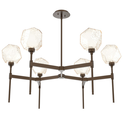 Gem LED Chandelier in Flat Bronze (404|CHB0039-39-FB-A-001-L3)