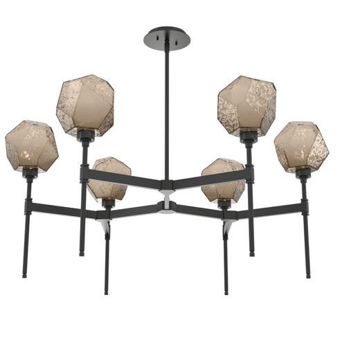 Gem LED Chandelier in Matte Black (404|CHB0039-39-MB-B-001-L1)