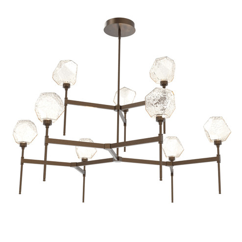 Gem LED Chandelier in Flat Bronze (404|CHB0039-55-FB-A-001-L3)