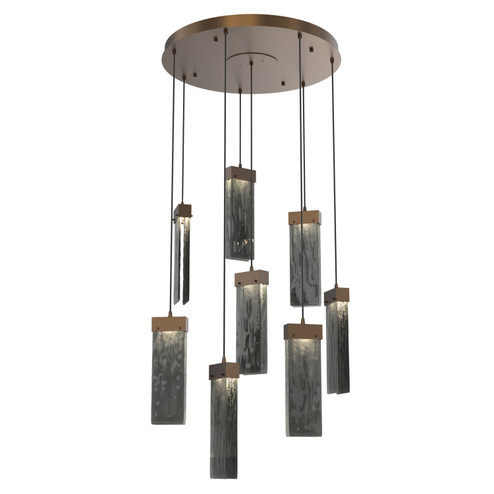 Parallel LED Pendant in Flat Bronze (404|CHB0042-08-FB-SG-C01-L1)
