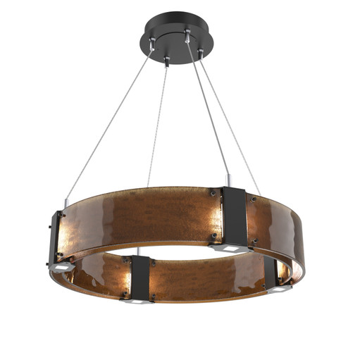 Parallel LED Chandelier in Matte Black (404|CHB0042-24-MB-BG-CA1-L1)