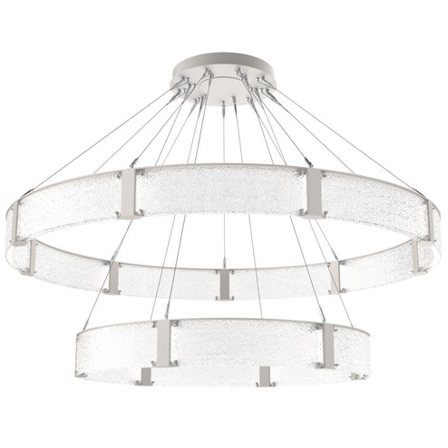 Parallel LED Chandelier in Beige Silver (404|CHB0042-2D-BS-CR-CA1-L3)