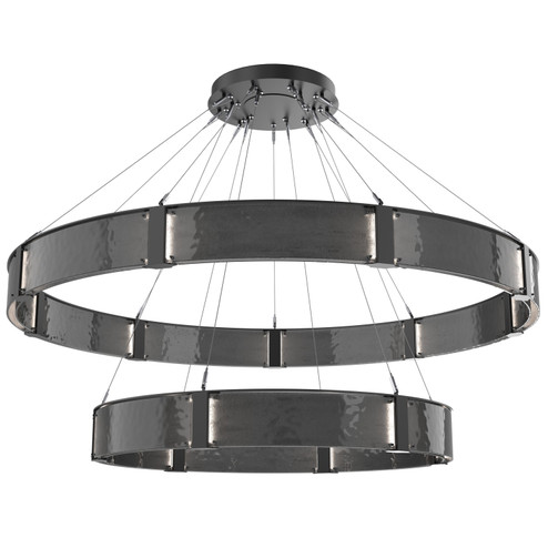 Parallel LED Chandelier in Matte Black (404|CHB0042-2D-MB-SG-CA1-L1)