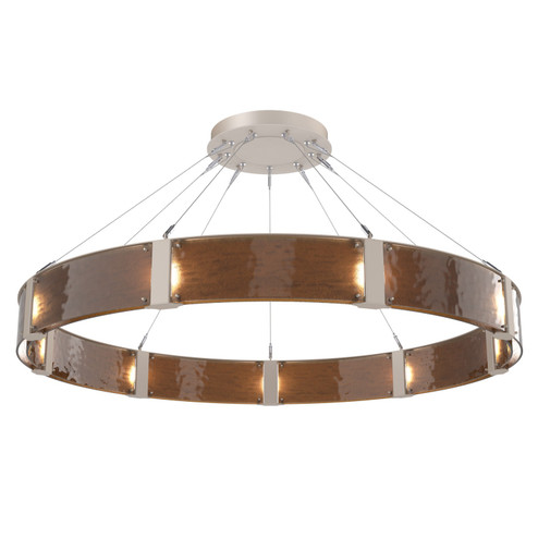 Parallel LED Chandelier in Beige Silver (404|CHB0042-60-BS-BG-CA1-L1)