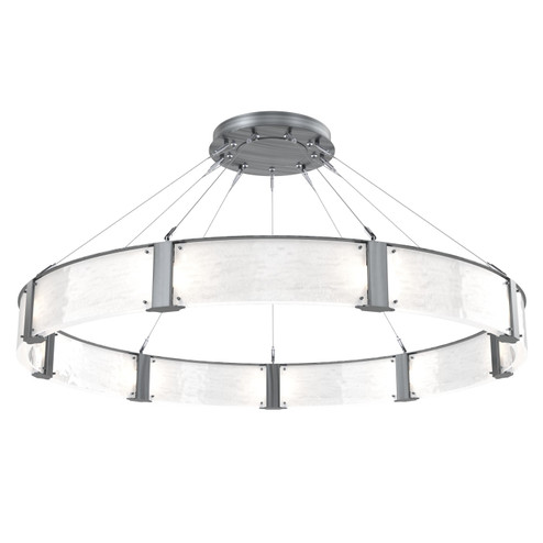 Parallel LED Chandelier in Gunmetal (404|CHB0042-60-GM-CG-CA1-L3)