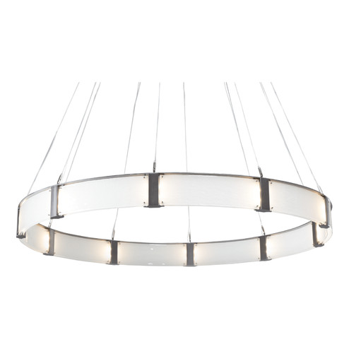 Parallel LED Chandelier in Heritage Brass (404|CHB0042-72-HB-BG-CA1-L3)