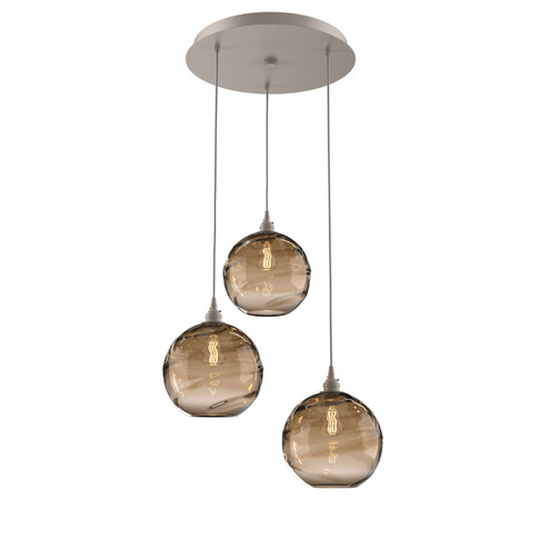 Terra Pendant in Beige Silver (404|CHB0047-03-BS-OB-C01-E2)