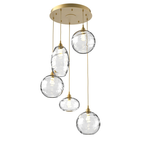 Misto Pendant in Gilded Brass (404|CHB0048-05-GB-OC-C01-E2)