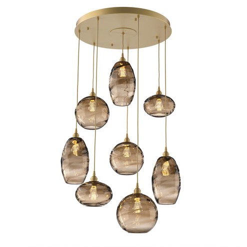 Misto Pendant in Gilded Brass (404|CHB0048-08-GB-OB-C01-E2)