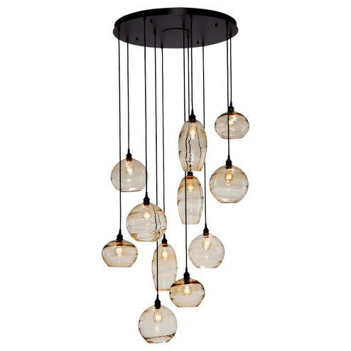 Misto 11 Light Pendant in Gilded Brass (404|CHB0048-11-GB-OA-C01-E2)