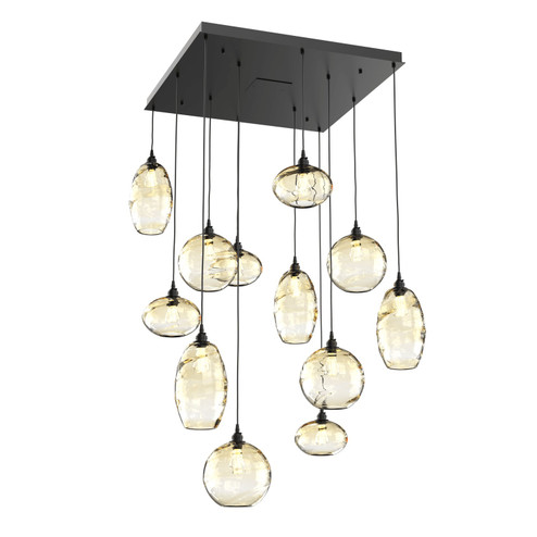 Misto Pendant in Matte Black (404|CHB0048-12-MB-OA-C01-E2)