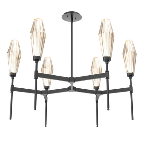 Aalto LED Chandelier in Matte Black (404|CHB0049-37-MB-RA-001-L1)