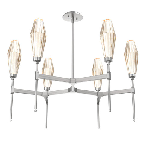 Aalto LED Chandelier in Satin Nickel (404|CHB0049-37-SN-RA-001-L3)