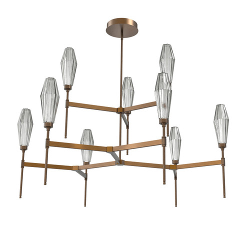 Aalto LED Chandelier in Flat Bronze (404|CHB0049-54-FB-RS-001-L1)