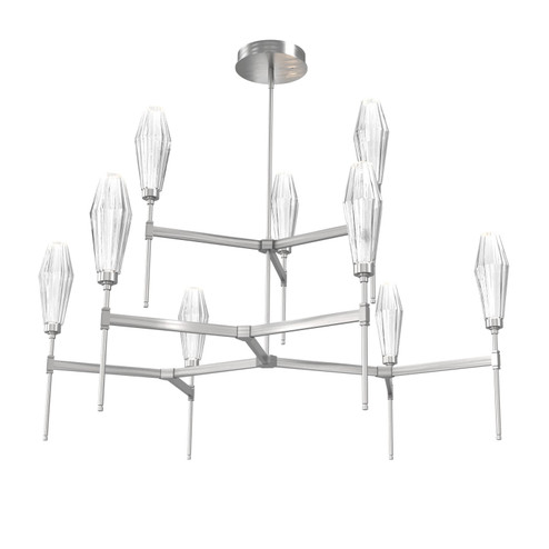 Aalto LED Chandelier in Satin Nickel (404|CHB0049-54-SN-RC-001-L1)