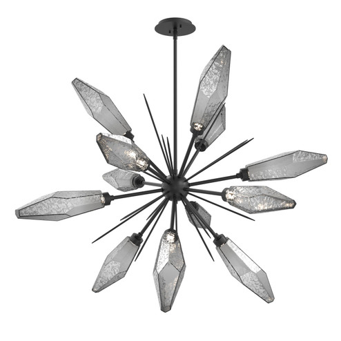 Rock Crystal LED Starburst in Matte Black (404|CHB0050-0A-MB-CS-001-L1)