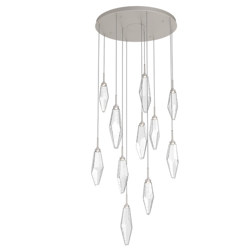 Rock Crystal LED Pendant in Beige Silver (404|CHB0050-11-BS-CC-C01-L1)
