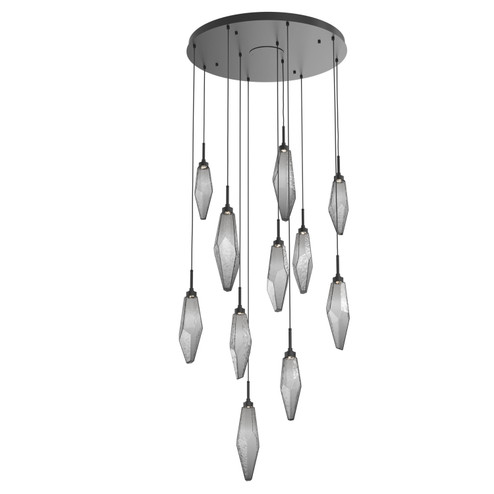 Rock Crystal LED Pendant in Matte Black (404|CHB0050-11-MB-CS-C01-L1)