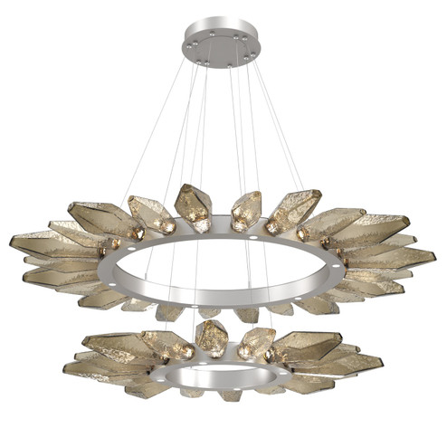 Rock Crystal LED Lantern in Beige Silver (404|CHB0050-2T-BS-CB-CA1-L3)