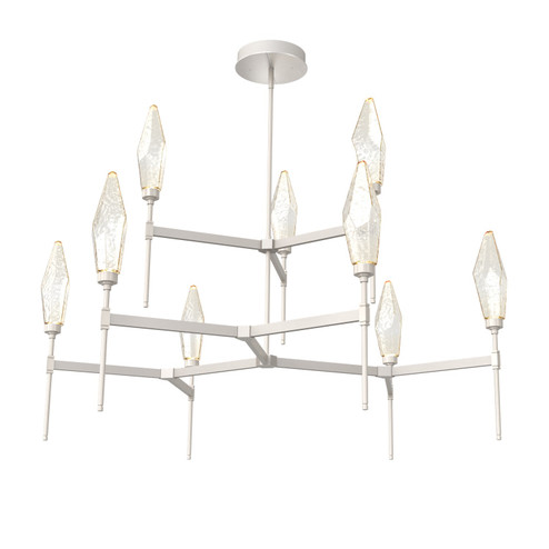 Rock Crystal LED Chandelier in Beige Silver (404|CHB0050-54-BS-CB-001-L1)