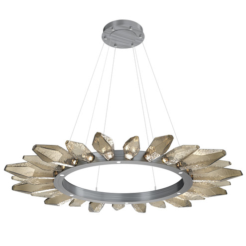 Rock Crystal LED Chandelier in Gunmetal (404|CHB0050-56-GM-CB-CA1-L3)