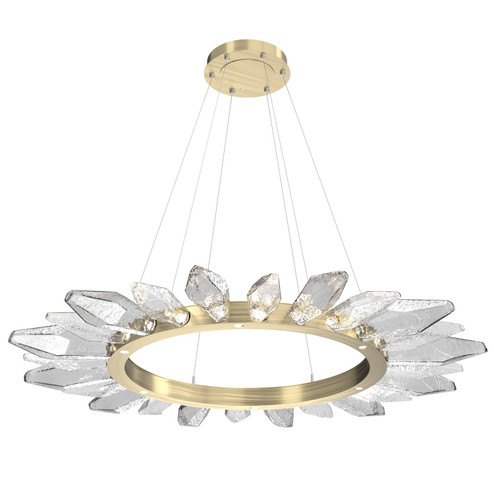 Rock Crystal LED Chandelier in Heritage Brass (404|CHB0050-56-HB-CC-CA1-L3)