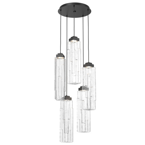 Ledgestone LED Pendant in Matte Black (404|CHB0056-05-MB-LC-C01-L1)