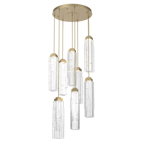 Ledgestone LED Pendant in Gilded Brass (404|CHB0056-08-GB-LC-C01-L1)