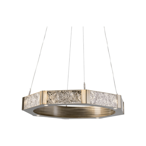 Glacier LED Chandelier in Satin Nickel (404|CHB0061-36-SN-GC-CA1-L3)