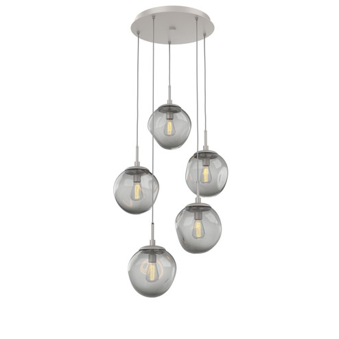 Aster Five Light Pendant in Beige Silver (404|CHB0062-05-BS-S-C01-E2)