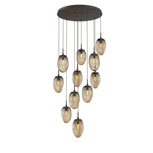 Meteo 11 Light Pendant in Flat Bronze (404|CHB0063-11-FB-B-C01-E2)