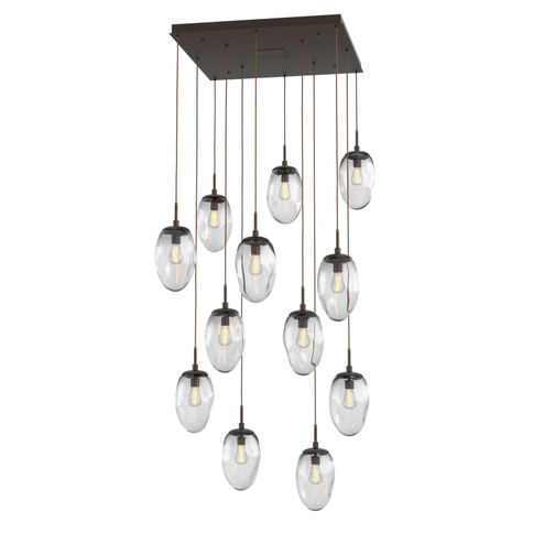 Meteo 12 Light Pendant in Flat Bronze (404|CHB0063-12-FB-C-C01-E2)