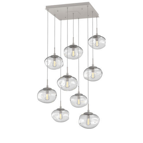 Nebula Nine Light Pendant in Beige Silver (404|CHB0064-09-BS-C-C01-E2)