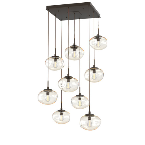 Nebula Nine Light Pendant in Flat Bronze (404|CHB0064-09-FB-A-C01-E2)