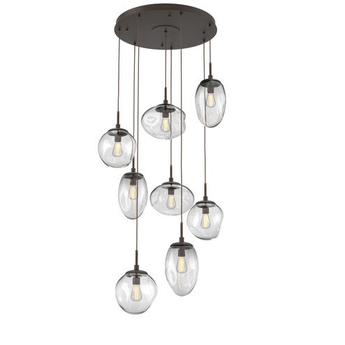 Cosmos Eight Light Pendant in Flat Bronze (404|CHB0065-08-FB-C-C01-E2)